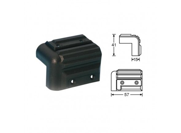 Adam Hall 4071 Cabinet Corner plastic Adam Hall 4071 Cabinet Corner plastic